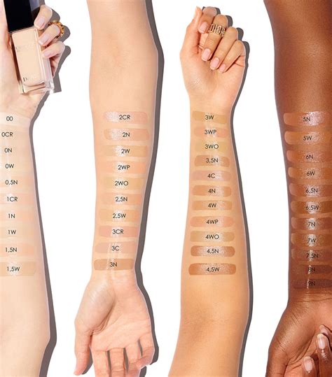 dior skin forever glow foundation ingredients|dior forever foundation color chart.